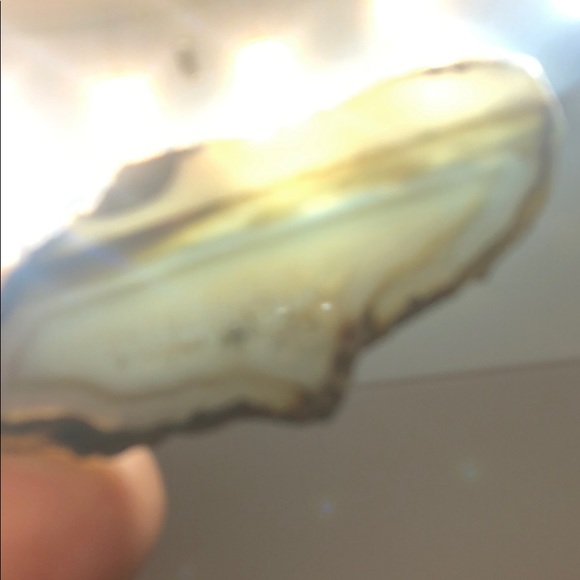 Set 4 mini natural agate crystal slices - Picture 9 of 9